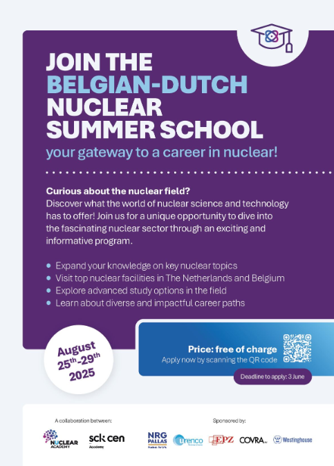 Belgian-Dutch Nuclear Summer School – calling for applications